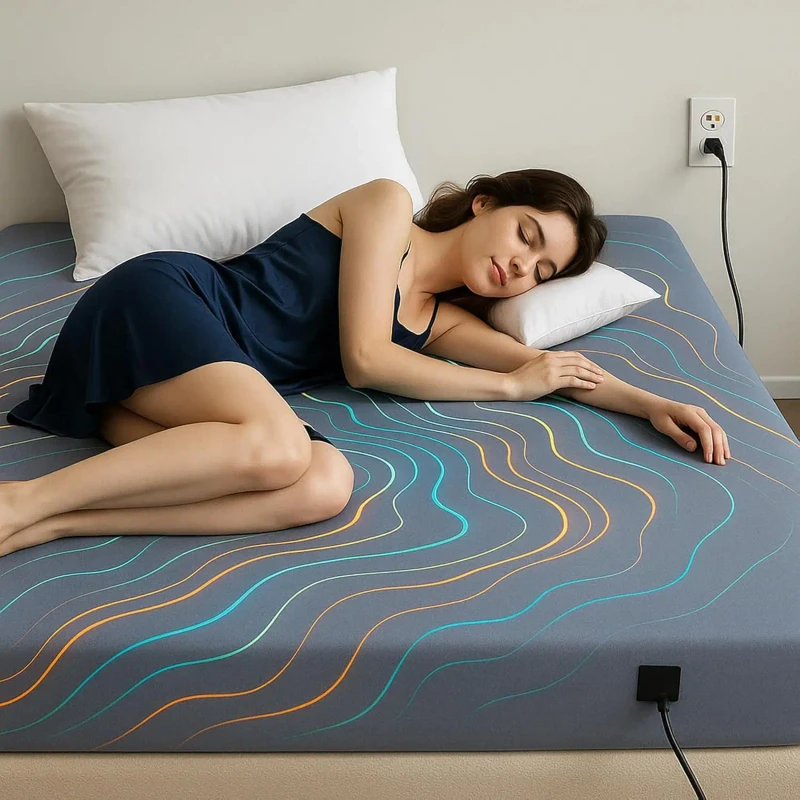 Organic-Cotton-Grounding-Bed-Sheet-and-Grounding-Fitted-Sheet-Silver-Fiber-King