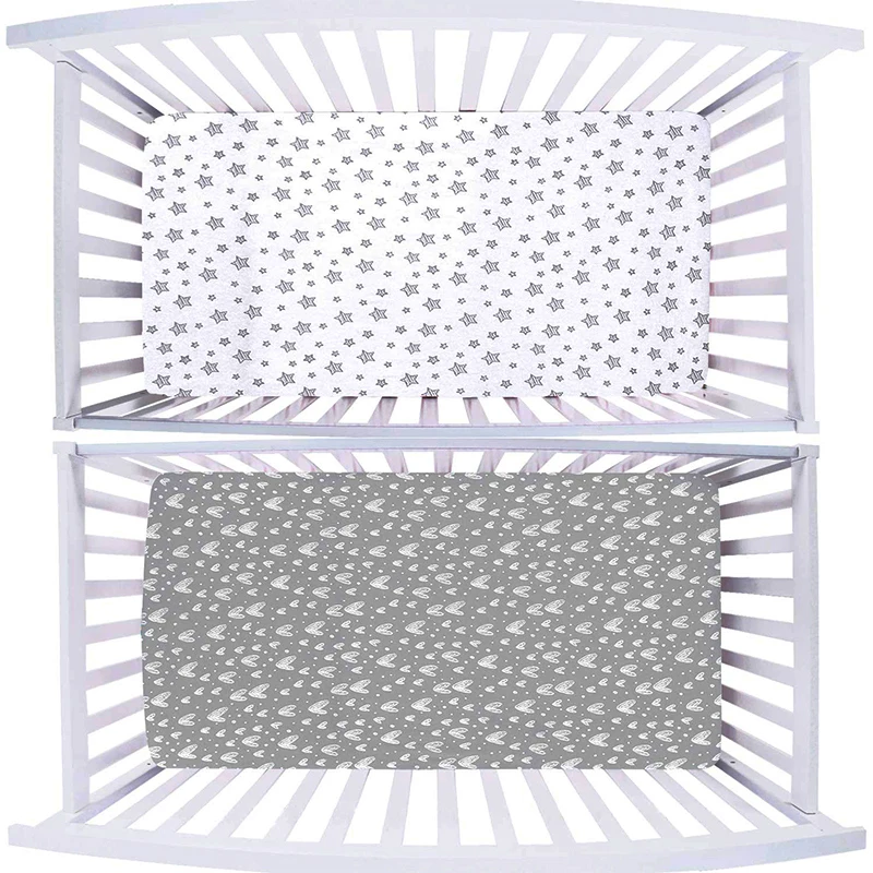 Organic-Cotton-Waterproof-Crib-Sheet-Baby-Crib-Sheets-Newborn-Printed-Crib-Bed-Sheet-Customize-Baby-Bedding-Textile