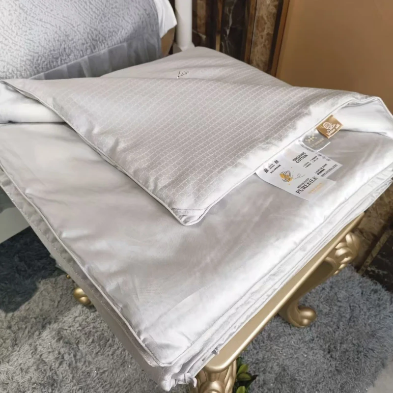 Organic-Eco-Friendly-Three-Piece-Silk-Quilt-Breathable-Knitted-Technique-for-Babies-for-Home-or-Hotel