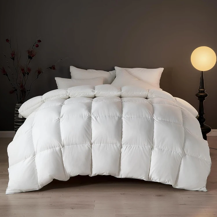Organic-Goose-Duck-Feather-Down-Duvet-Quilt-Winter-Comforter-for-Queen-King-for-Home-Use