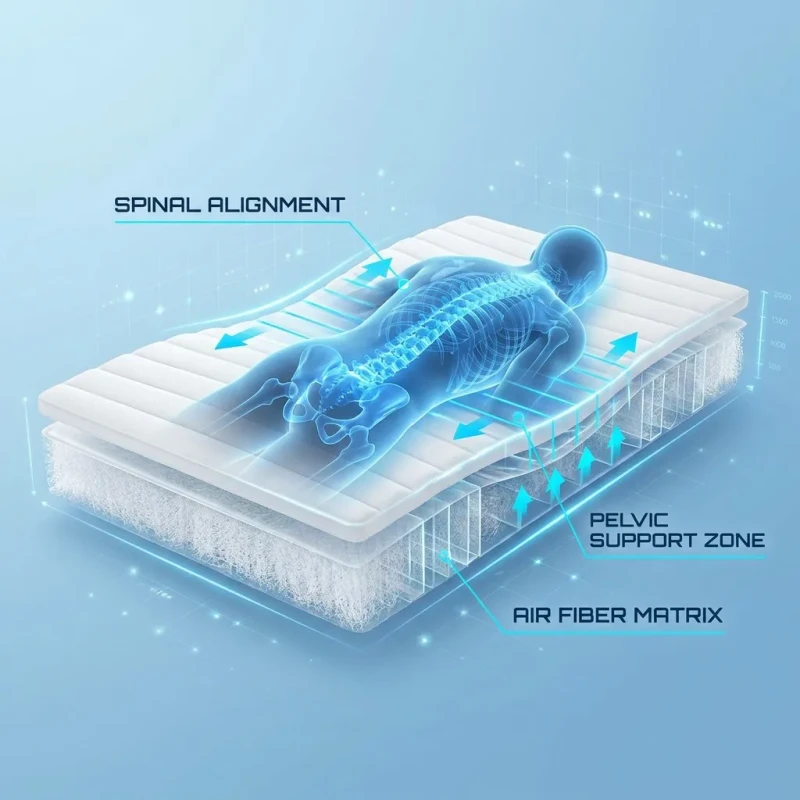 Orthopedic-3D-Air-Fiber-Mattress-Topper-Spine-Alignment-POE-Material-Pressure-Relief-Bed-Mattress