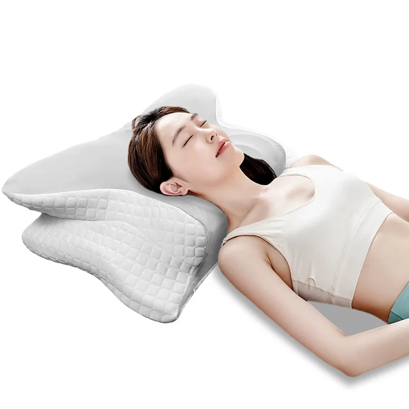 Orthopedic-Cervical-Contour-Memory-Foam-Bed-Pillow-Ergonomic-Butterfly-Shape-for-Comfortable-Sleep-Neck