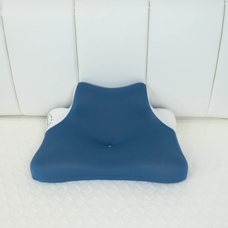 Orthopedic-Cervical-Contour-Pillow-Memory-Foam-Knitted-Fabric-Adjustable-Neck-Support-Comfortable-Ergonomic-Body