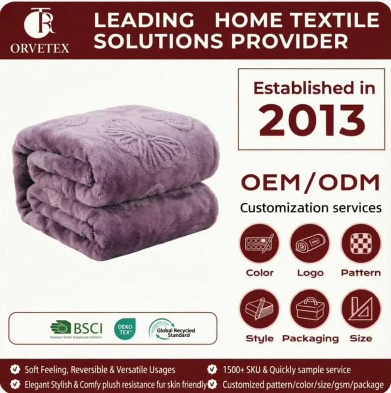 Orvetex-Manufacturer-Winter-Warm-Flannel-Blankets-Comfortable-Skin-Friendly-Pillows-Sleeping-Home-Blankets