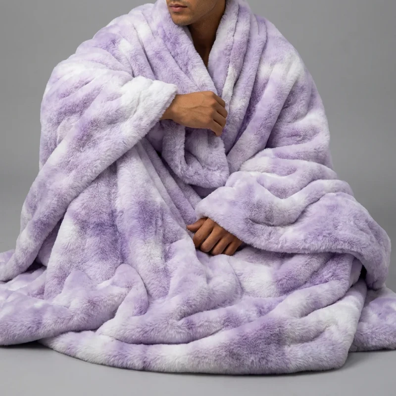 Oversized-Heavyweight-Knitted-Faux-Fur-Mink-Blanket-Weighted-Wrap-Plush-Throw-Eco-Friendly-Skin-Friendly-All-Season-Cloud-Touch