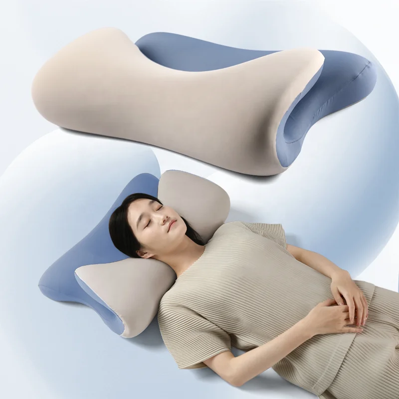P-104-New-Type-Double-layer-OEM-ODM-Cervical-Orthopedic-Contour-Memory-Foam-Bed-Pillow-For-Sleep-Comfortable