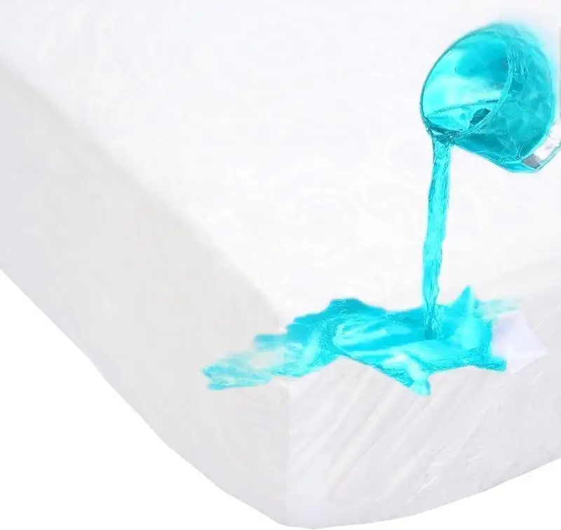 PVC-Fitted-Bedsheet-Waterproof-Hospital-Vinyl-Zipper-Mattress-Protector-Disposable-Hypoallergenic-Plastic-Bed-Covers
