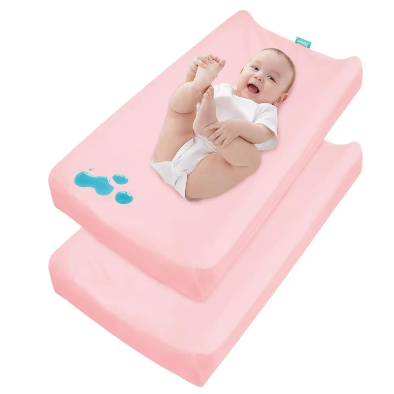 Pad-Cover-Waterproof-2-Pack-Diaper-Change-Table-Sheets-for-Baby-Boys-Girls-1