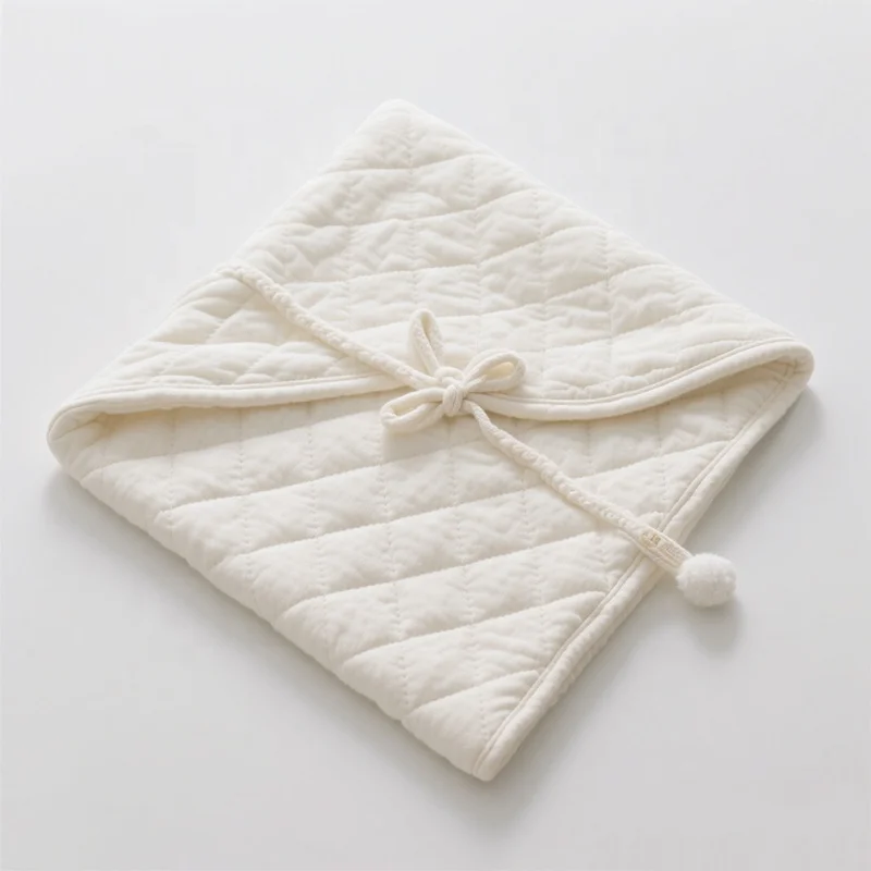 Personalized-Organic-Cotton-Baby-Lovey-Security-Blanket-Winter-Newborn-Quilt-Swaddle-for-Kids-Bedding