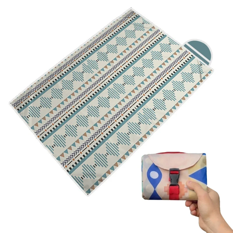 Picnic-Mat-With-Storage-Pouch-Waterproof-Foldable-Outdoor-Picnic-Blanket-Portable-Beach-Camping-Mat-With-Magnet-Straps
