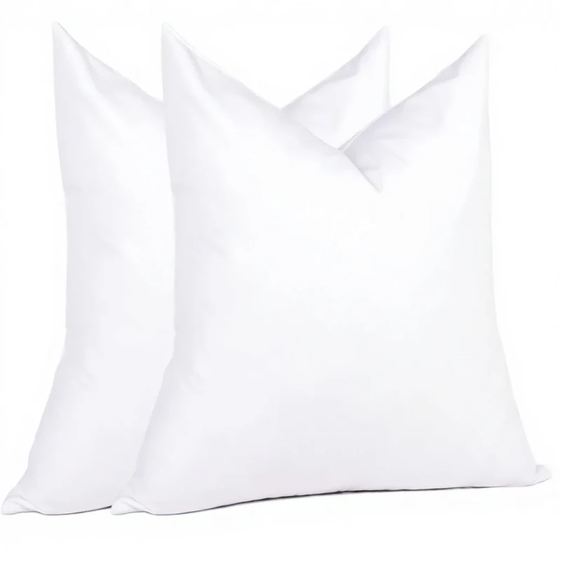 Pillow-Inserts-24-X-24-Pack-of-2-White-95-Grey-Feathers-5-Grey-Filling-Throw-Pillows-Bed-Couch-Cushion