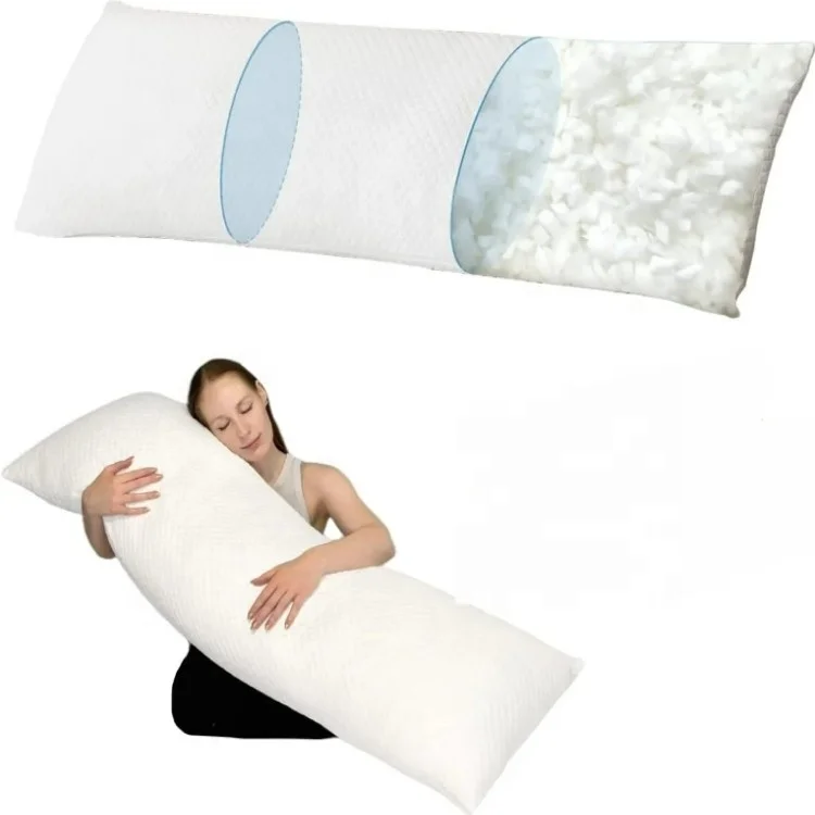 Pillow-Manufacturer-Adult-Body-Pillow-Adjustable-3-layer-Body-Pillow-with-Premium-Support-Chopped-Memory-Foam-Full-Body