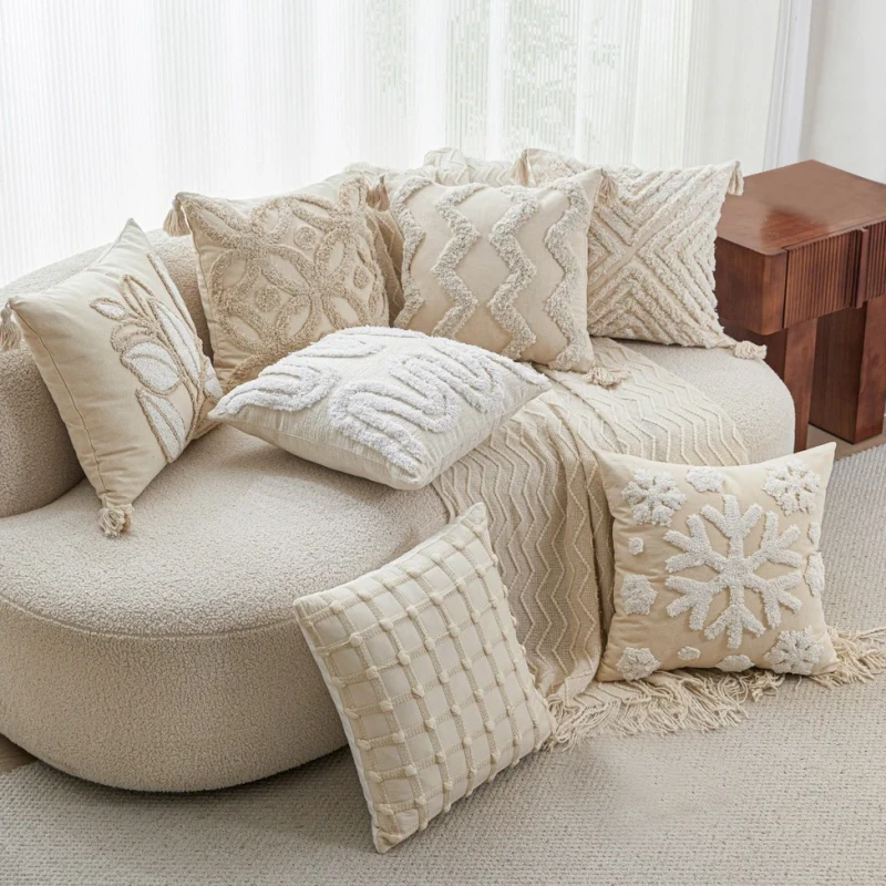 Plush-Tufted-Embroidery-Sofa-Cushion-Cover-Art-Floral-Leaves-Throw-Pillow-Living-Room-Decor