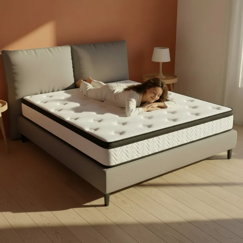 Pocket-Spring-Mattress-King-Queen-Full-Single-Size-Polyester-Cover-OEM-Factory-Price