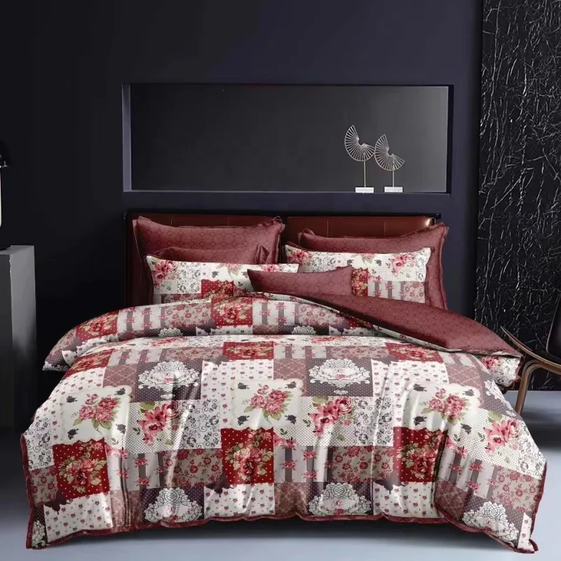 Polyester-7-Pieces-Comforter-Set-Bedding-Pillow-Case-Bedding-Set-King-Size