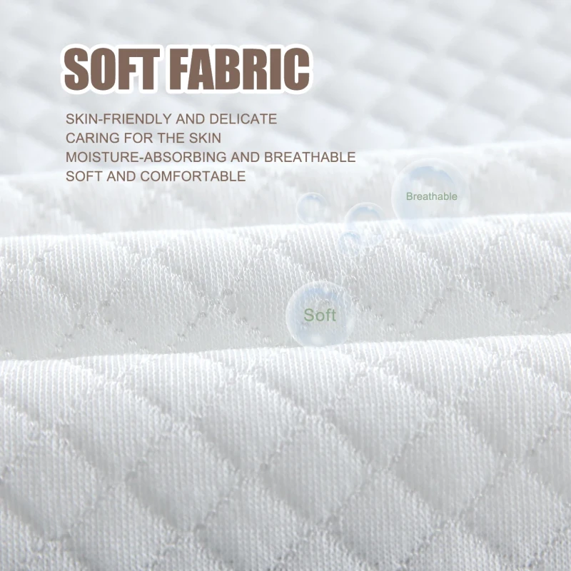 Polyester-Air-Layer-Hotel-Home-Solid-Color-Soft-Skin-Friendly-Waterproof-Bedspread-Mattress-Protector-Waterproof-Fitted-Sheets
