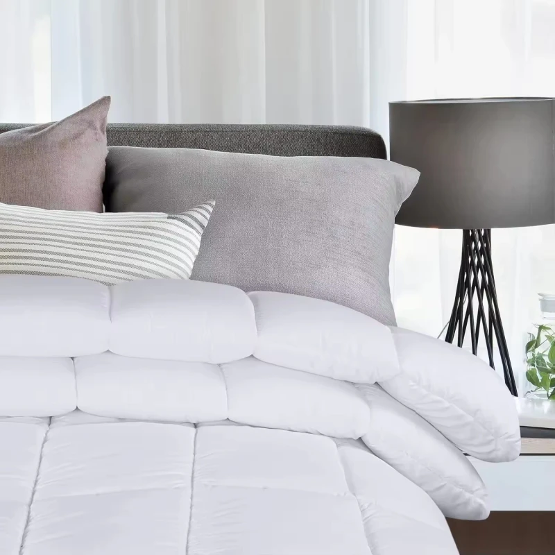 Polyester-Fiber-Filling-Down-Alternative-Quilt-Cotton-Cover-Breathable-Soft-Comforter-Set-For-Household-Bedding