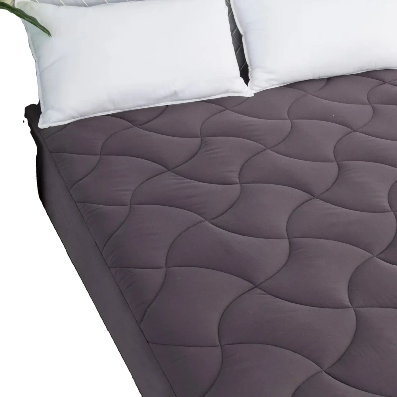 Polyester-Filling-Mattress-Topper-Use-on-the-Bed-Soft-and-Thick-Cover-to-Protect-the-Mattress