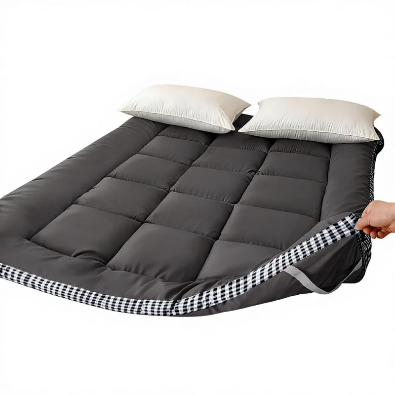 Polyester-Folding-Mat-Mattress-Topper-Quilted-Soft-Thickened-200TC-Five-Star-Hotel-Tatami-Bed-Home-Bedroom