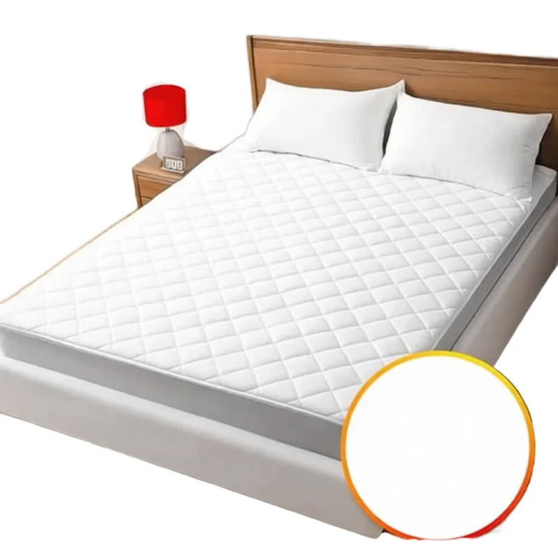 Polyester-Mattress-Protector-Ultra-Soft-Breathable-Quilted-Waterproof-Eco-Friendly-Folding-Mat-Queen-King-Home