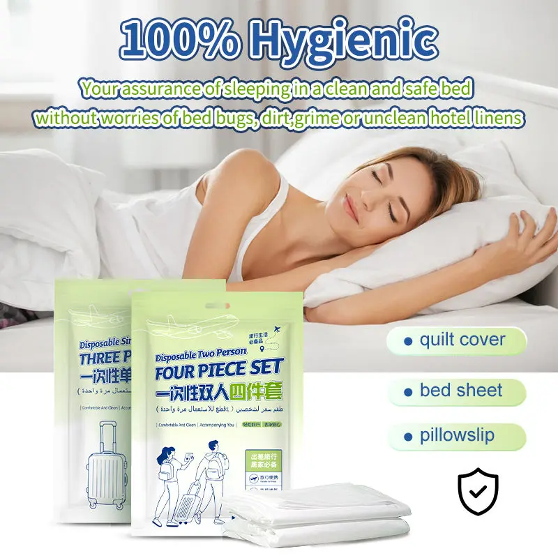 Portable-3PCS-Disposable-Bedding-Set-for-Hotel-Solid-Pattern-Nonwoven-Bed-Sheet-Quilt-Cover-Pillowcase-Travel-Use-SY780