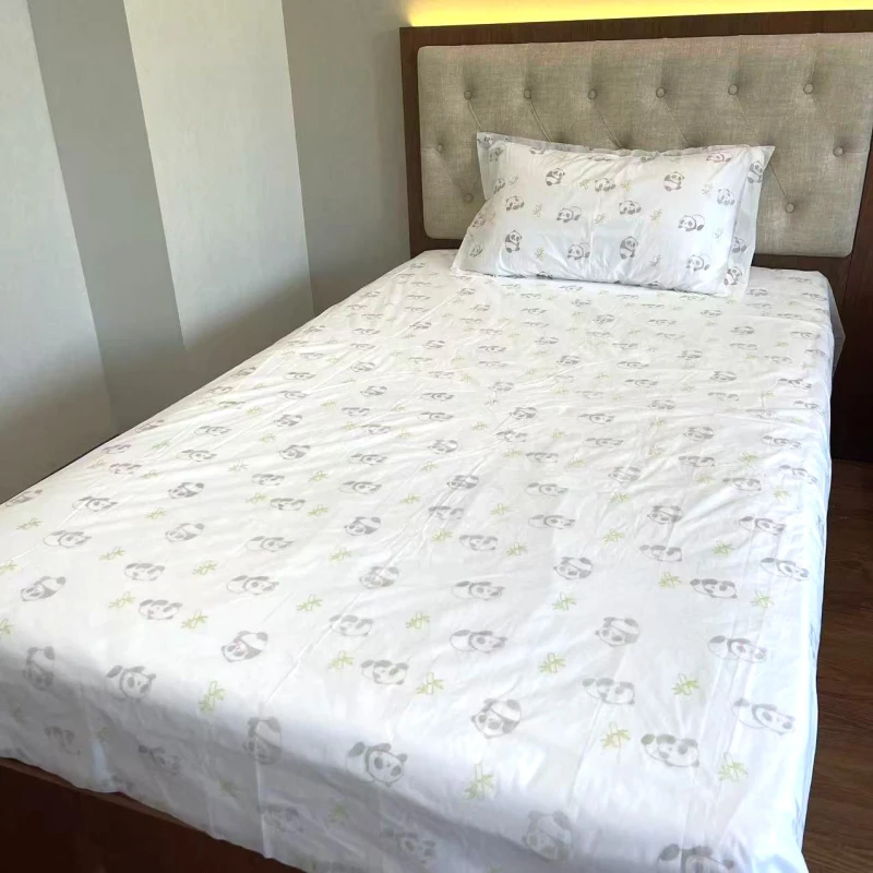 Portable-4PCS-Disposable-Bedding-Set-for-Hotel-Solid-Pattern-Nonwoven-1-Bed-Sheet-1-Quilt-Cover-1-Pillowcase-Travel-Hospital-Use