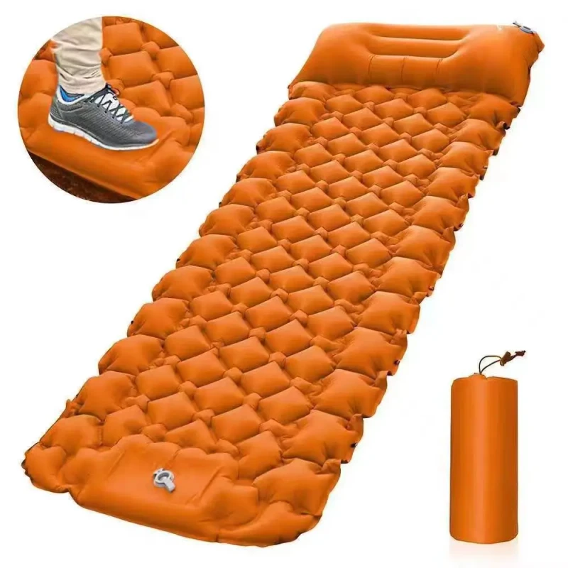 Portable-Bed-Pillow-Outdoor-Inflatable-Mat-Air-Bed-Mattress-Hiking-Travel-Backpack-Lightweight-Portable-Camping-Mat-Sleeping-Pad