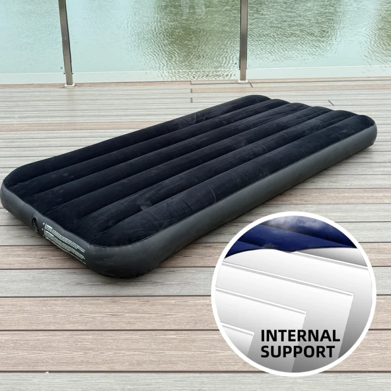 Portable-Outdoor-Flocked-Eco-Friendly-PVC-Inflatable-Mattress-Single-Camping-Folding-Bed-Lazy-Floor-Mat-Home-Use-Air