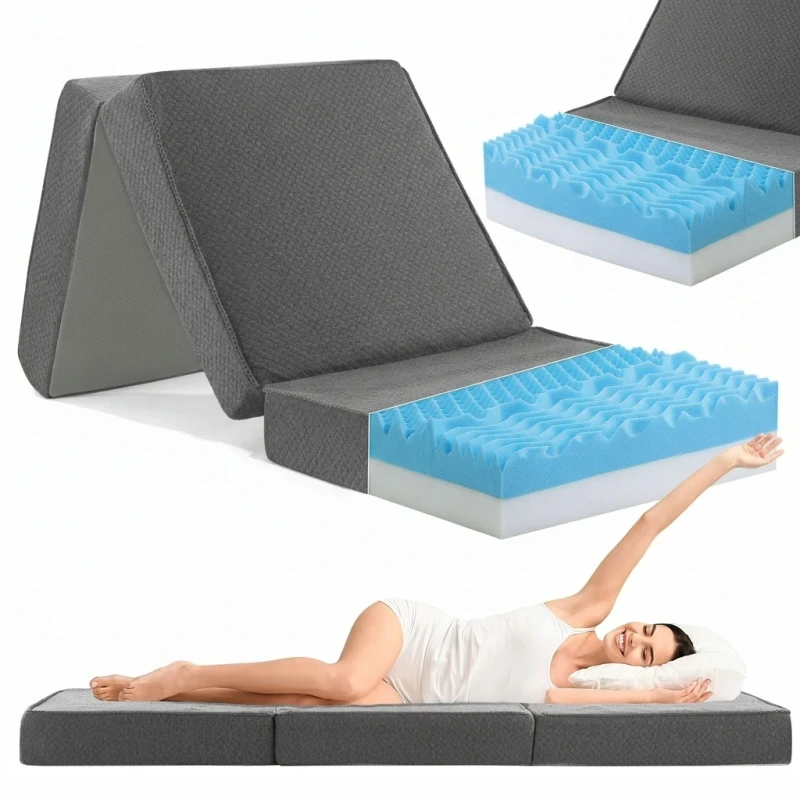 Portable-Tri-fold-Mattress-Memory-Foam-Folding-Floor-Bed-with-Built-in-Handle-for-Camping-Travel-Guest-Play-Mat-Office