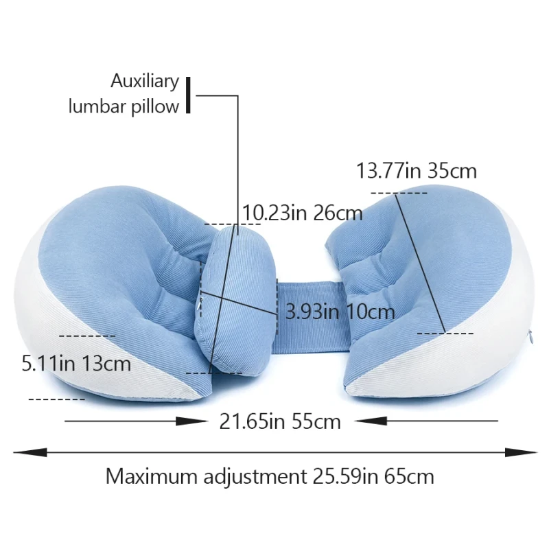 Pregnancy-Comfort-Washable-Lightweight-U-Shaped-Body-Pillow-Maternity-Back-Support-and-Belly-Cushion-for-Side-Sleeping