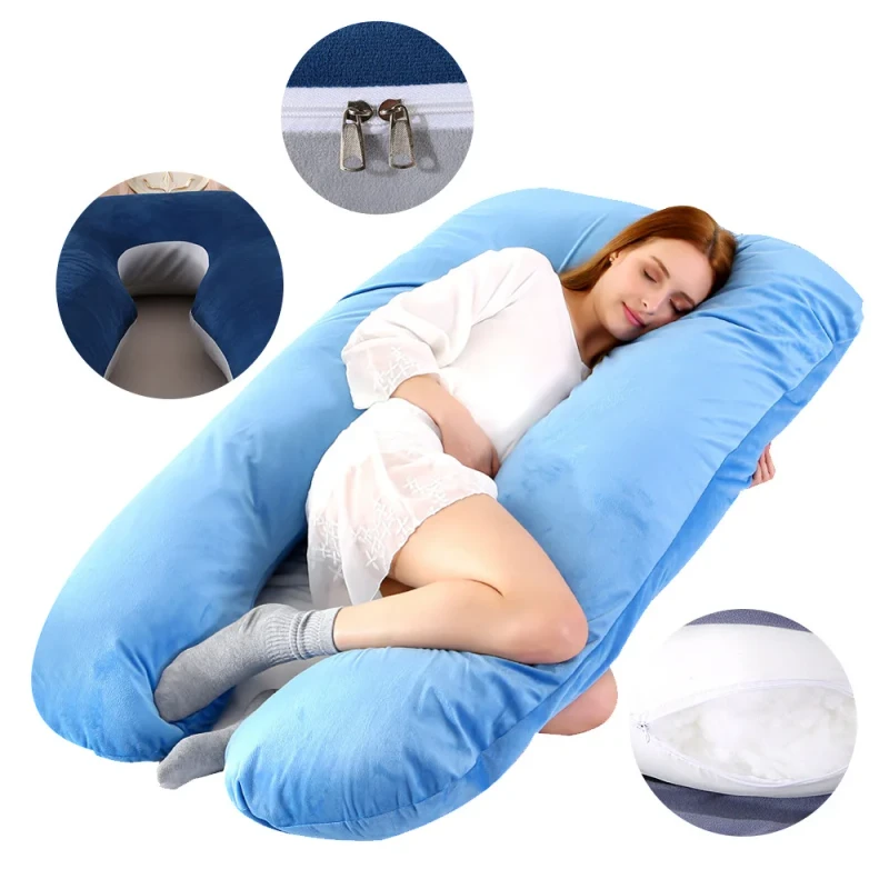 Pregnancy-Nursing-Soft-Pillow-Maternity-Baby-Nursing-Pillow-Pregnancy-Comfort-U-Total-Body-Support-Pillow-11-Colorways