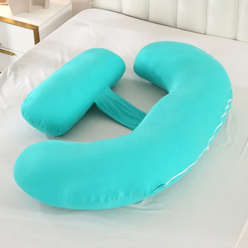 Pregnancy-Pillow-J-Shaped-Full-Body-Pillow-with-Velvet-Cover-Maternity-Pillow-for-Pregnant-Women