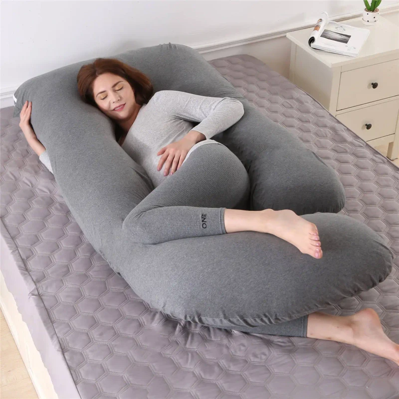 Pregnancy-Pillows-Sleeping-U-Shaped-Full-Body-Maternity-Pillow-Removable-Cover-Pregnancy-Pillow-for-Women