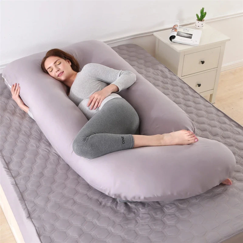 Pregnancy-Pillows-U-Shaped-Full-Body-Maternity-Pillow-With-Removable-Cover-57-Inch-Pregnancy-Pillows-for-Sleeping