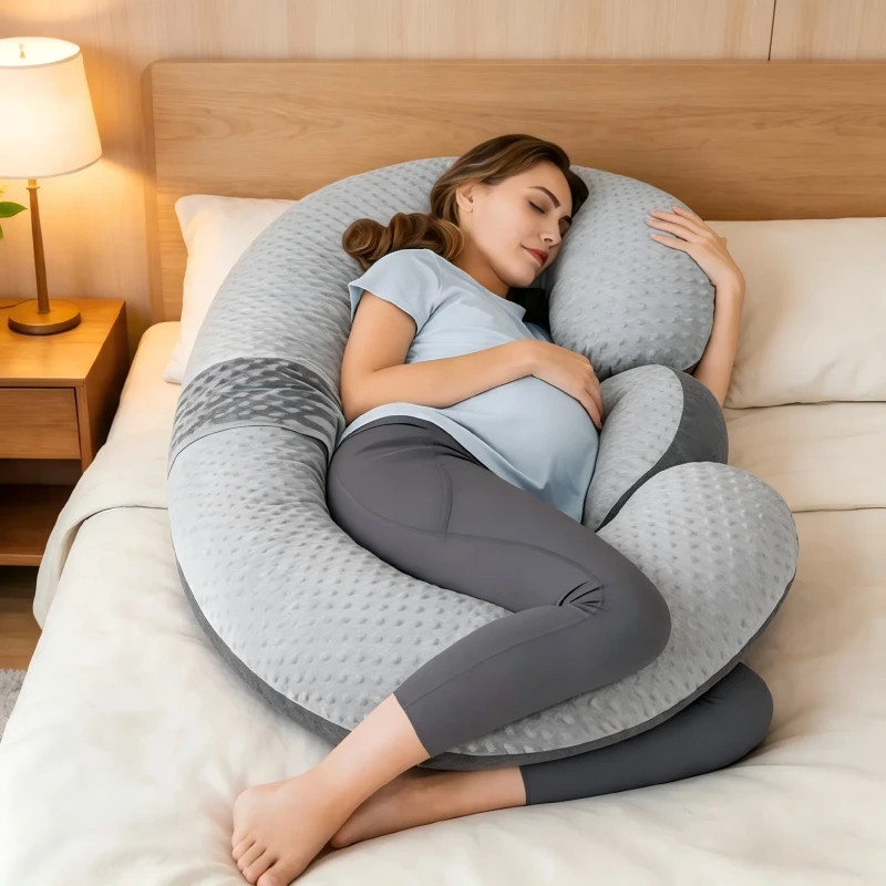 Pregnancy-Wedge-Pillow-for-Sleeping-C-shape-Pregnancy-Pillow-for-Maternity-Pregnant-Women