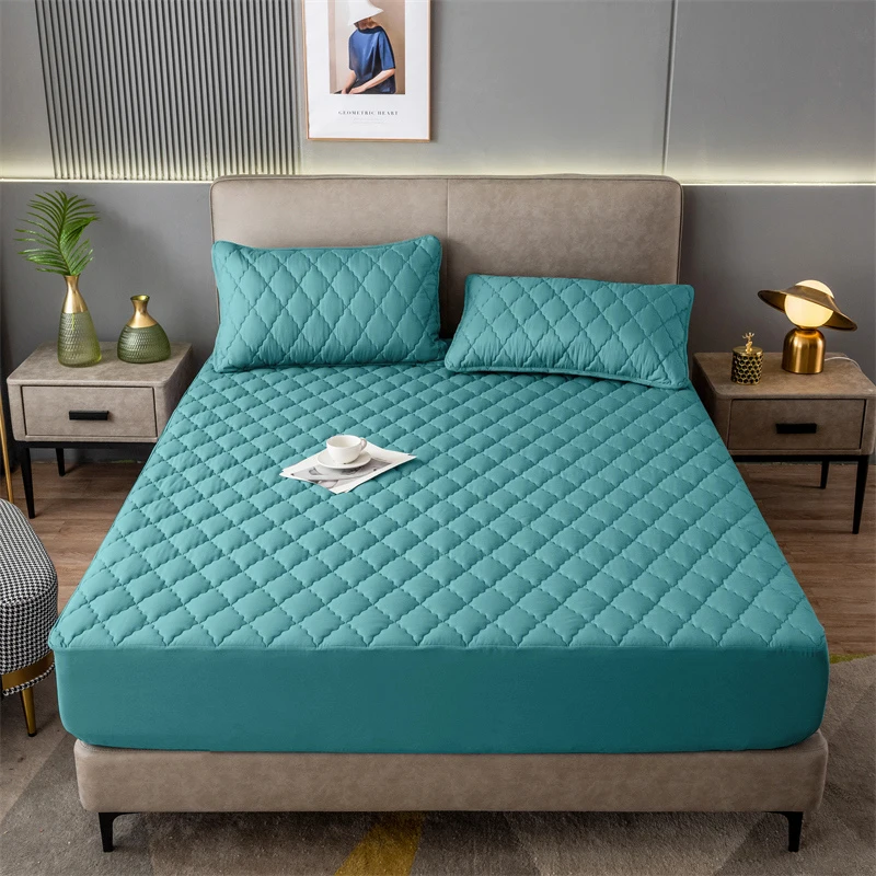 Premium-100-Polyester-Fabric-4PC-Bedding-Set-Striped-Bed-Cover-Polyester-Fitted-Sheets-for-Home-Use-Bedspreads-Coverlets