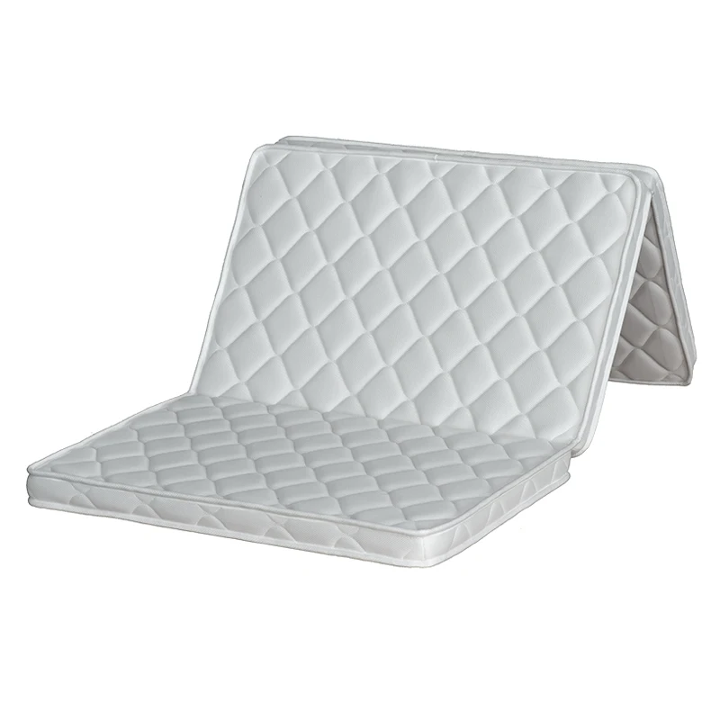 Premium-3D-Mesh-Knitted-Fabric-3-Foldable-Folding-Travel-Foam-Mattress-for-Guests-for-Beach-Camping-Bedroom-or-Hospital-Use