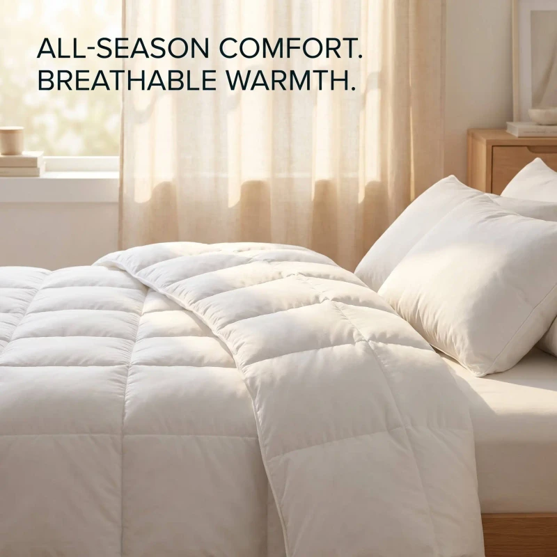 Premium-95-Goose-Down-Comforter-All-Season-Warmth-Luxury-Bedding-Sets-Quilts-Cotton-Bedding-Set-Factory