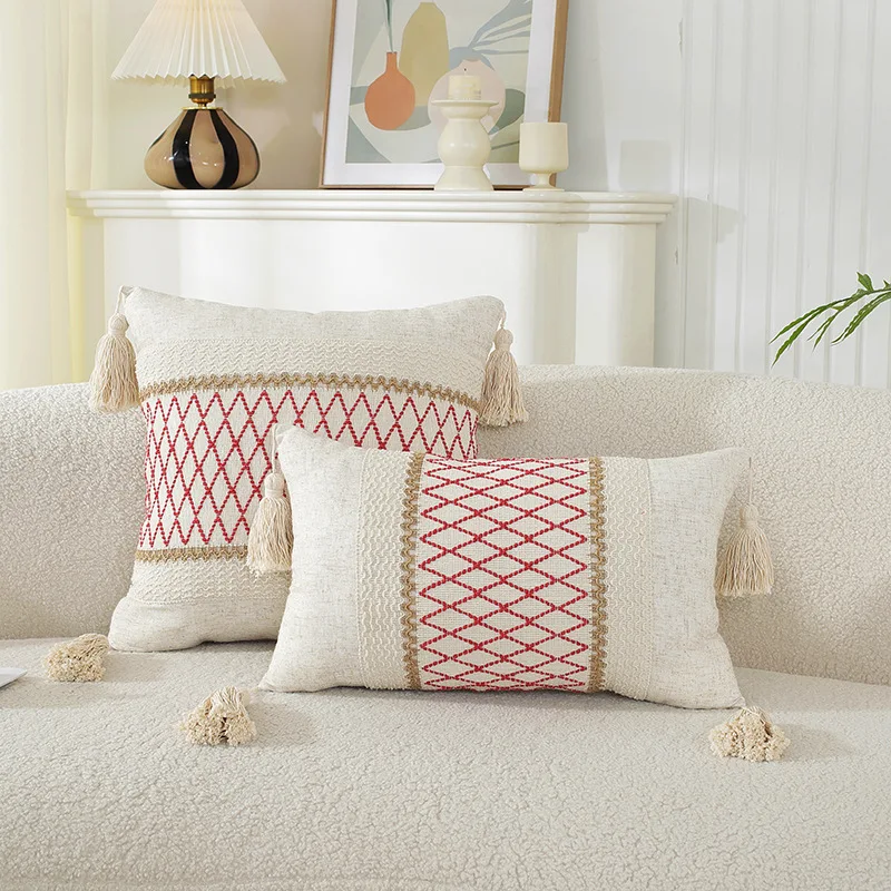 Premium-Bohemian-Style-Jacquard-Embroidery-Cushion-Cover-Multicolor-Decorative-Throw-Pillow-for-Home-Hotel-Sofa-Bedroom-Chair