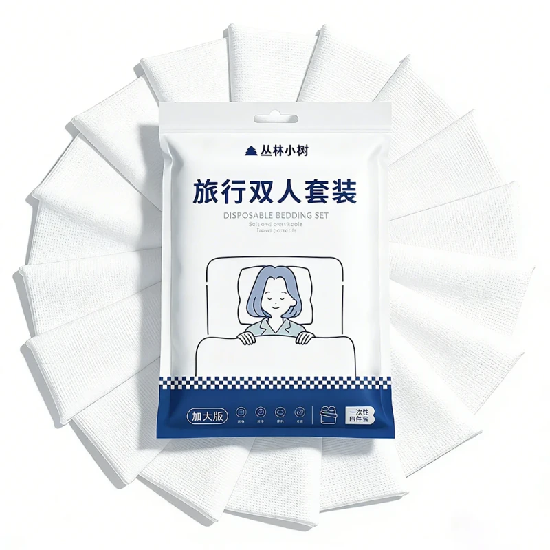 Premium-Disposable-Bedding-Set-3pcs-Portable-Travel-Sleeping-Kit-Hygienic-Bed-Sheet-Quilt-Cover-Pillowcase-for-Hotel-Trip