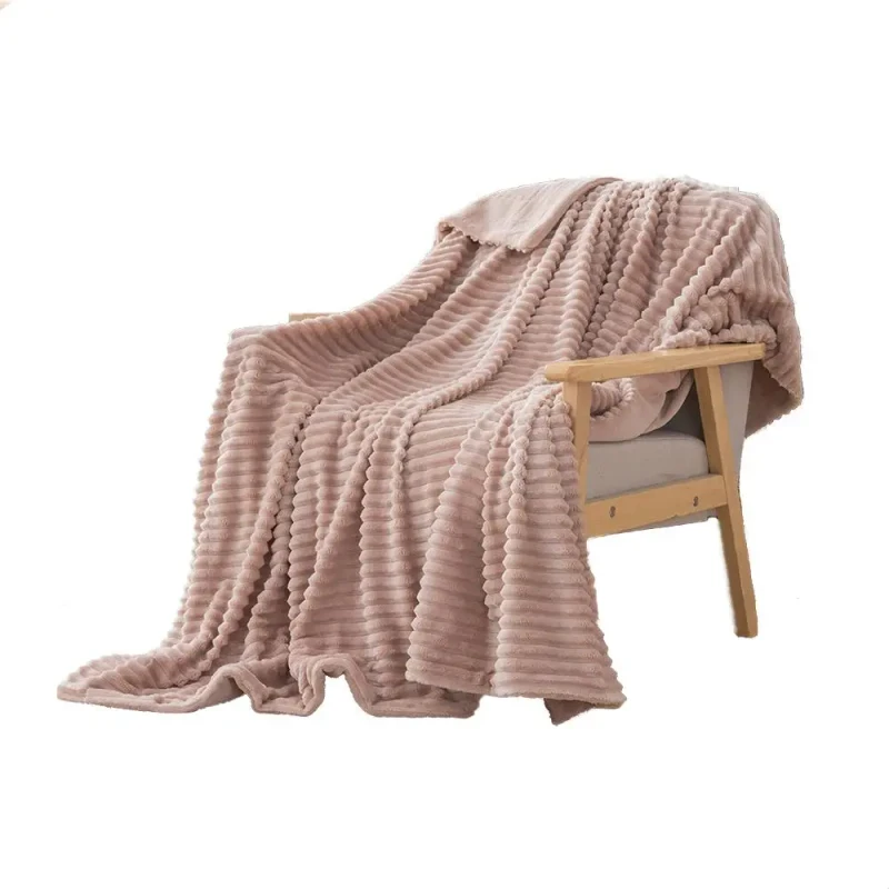 Premium-Fuzzy-Winter-Fleece-Jacquard-Pineapple-Flannel-Blanket-Throw