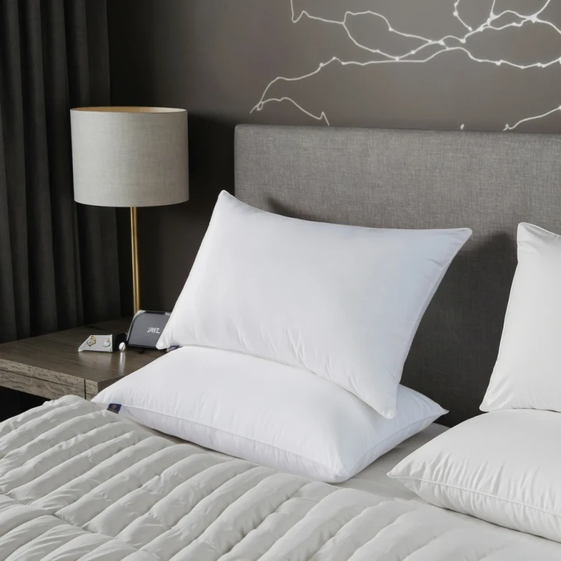 Premium-High-Neck-Support-Hotel-Bedding-Pillow-Ergonomic-Air-permeable-Anti-Pilling-Pillow-Insert-300tc-Thread-Count-Thickened