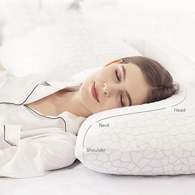 Premium-High-Quality-Shredded-Memory-Foam-Bed-Pillows-Adjustable-Breathable-Cooling-Pillows-for-Hot-Sleepers-and-Neck-Support
