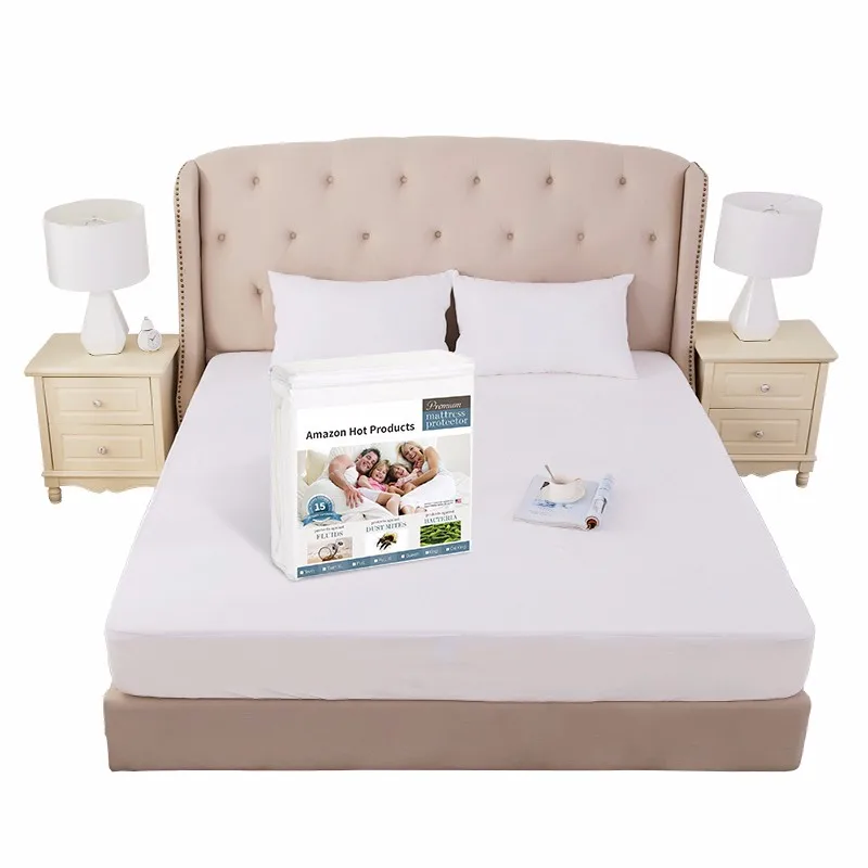 Premium-Hotel-Mattress-Cover-Protector-Customized-100-Waterproof-Hypoallergenic-Mattress-Encasement-Zipper