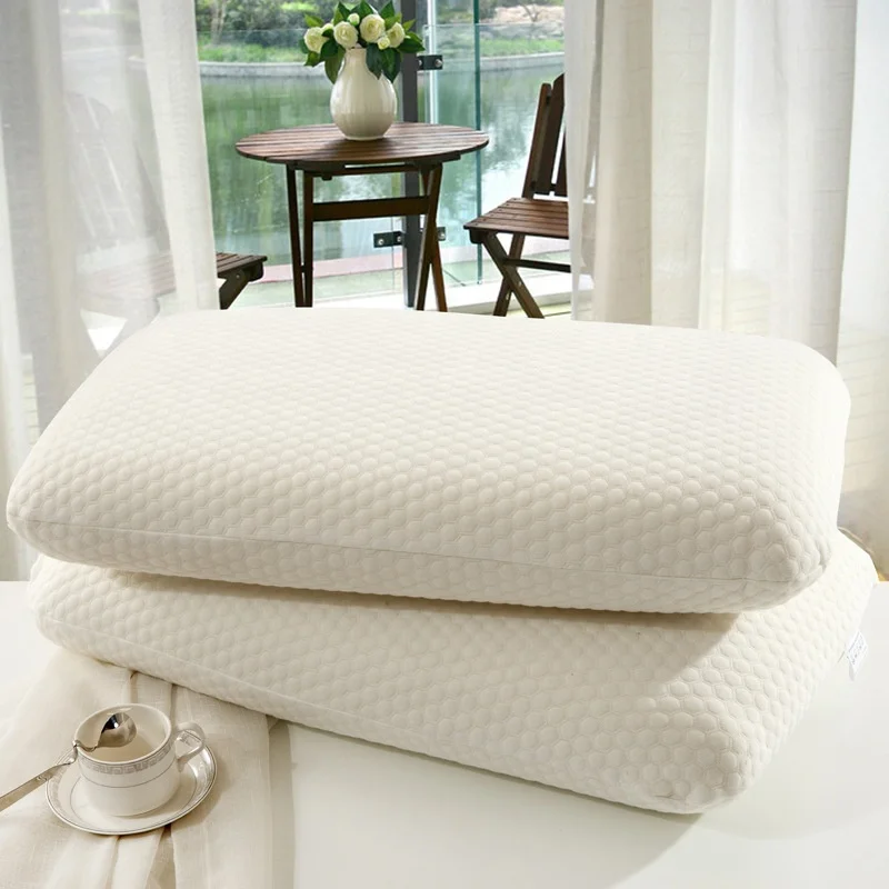 Premium-Latex-Pillow-Bread-Velvet-Removable-Slow-Rebound-Memory-Cotton-White-Latex-Pillow