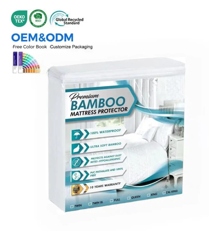 Premium-Noiseless-Breathable-Cooling-100-Waterproof-Mattress-Protector-Mattress-Cover-for-Bed