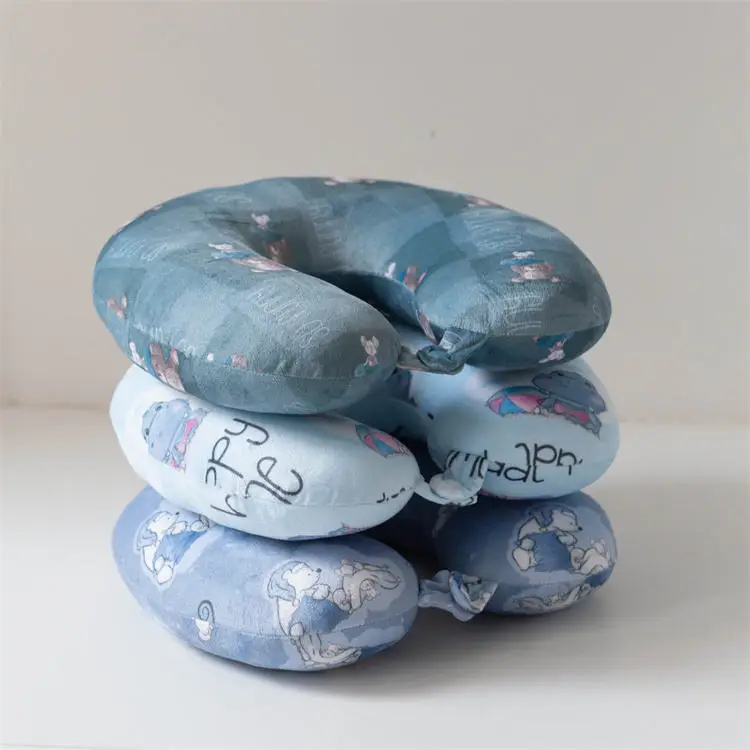 Premium-Plush-Memory-Foam-Adjustable-Neck-Support-Portable-Travel-Pillow-for-Comfortable-Sleep-During-Long-Flights-and-Travel