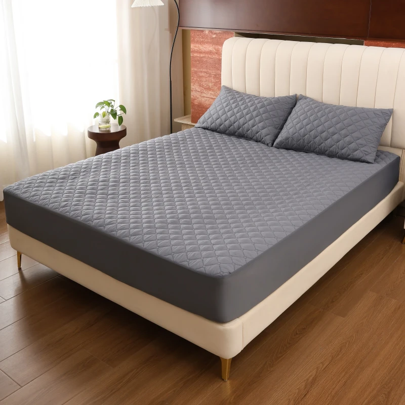 Premium-Polyester-Waterproof-Fabric-Breathable-Luxury-Hypoallergenic-Anti-Bacteria-Waterproof-Mattress-Protector-Cover