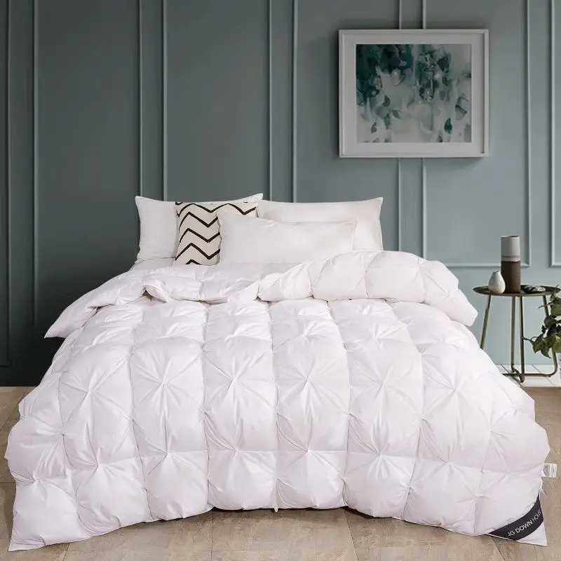 Premium-Quality-Duck-Down-Comforter-Duvet-233TC-Quilt-Cotton-Dropshipping
