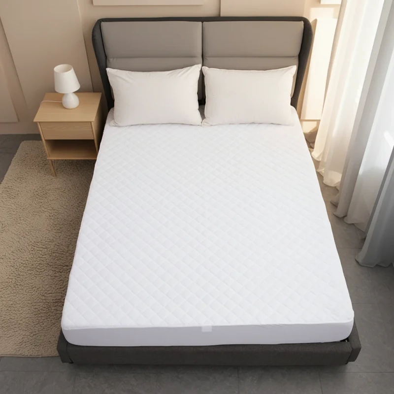 Premium-Quilted-Cotton-Terry-Fitted-Mattress-Cover-Waterproof-Mattress-Protector